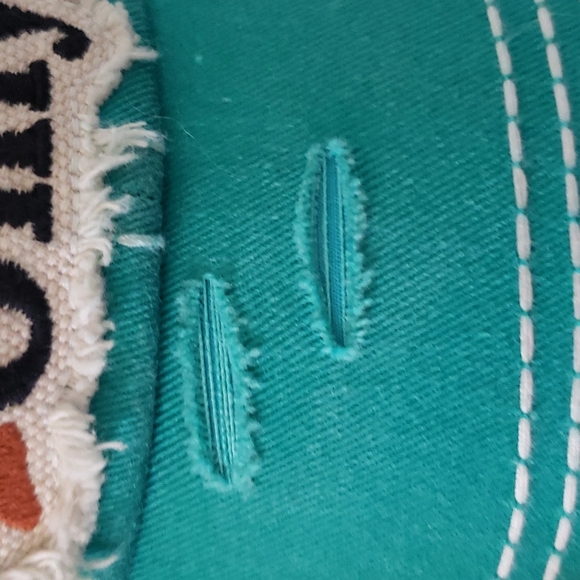 KBETHOS | NWT Women's Distressed Embroidered Baseball Cap "Dog Vibes Only" - Picture 11 of 12